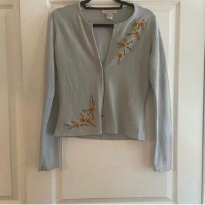 Free People embroidered cardigan
